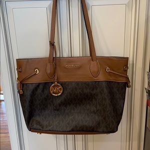 Michael Kors Brown MK Pattern Bag